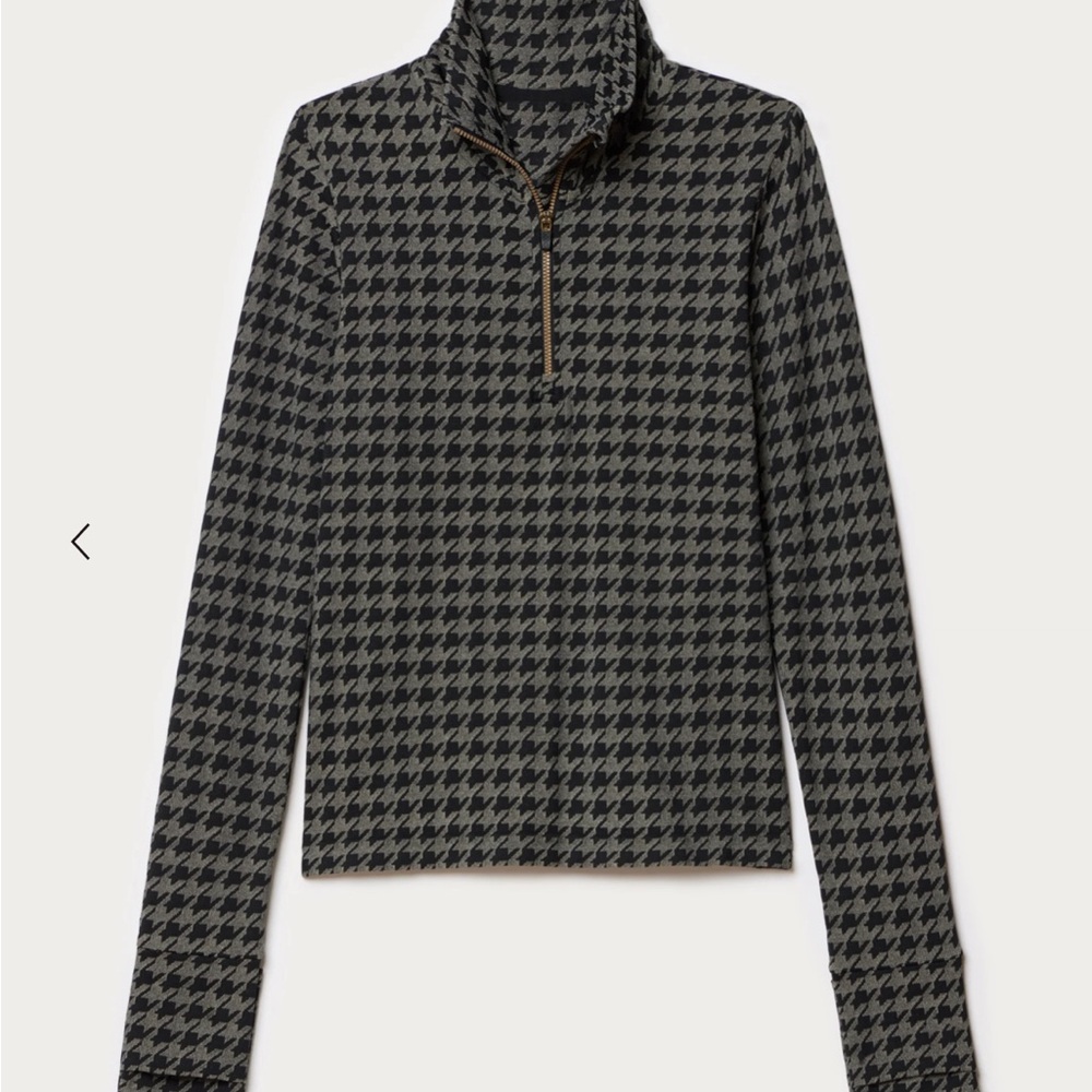 RHONE Houndstooth Seamless Base 1/4 Zip - Picture 3 of 3